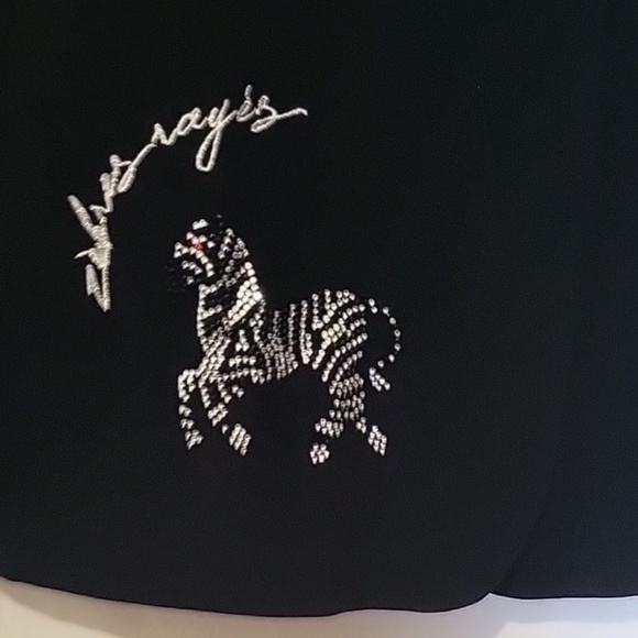 $695 Unworn Cinq A Sept Jungle Headset Karlie Bead Detail Blazer in Black - Picture 8 of 13